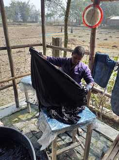 Indigo dying process