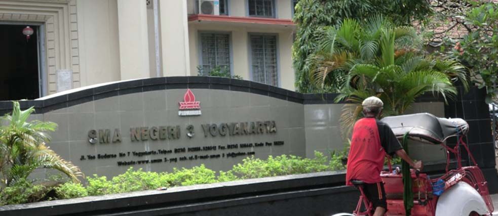 Schulgebäude der SMAN 3 Yogyakarta