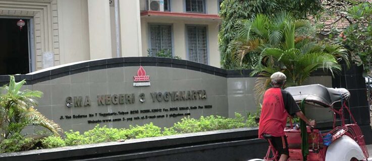 Schulgebäude der SMAN 3 Yogyakarta