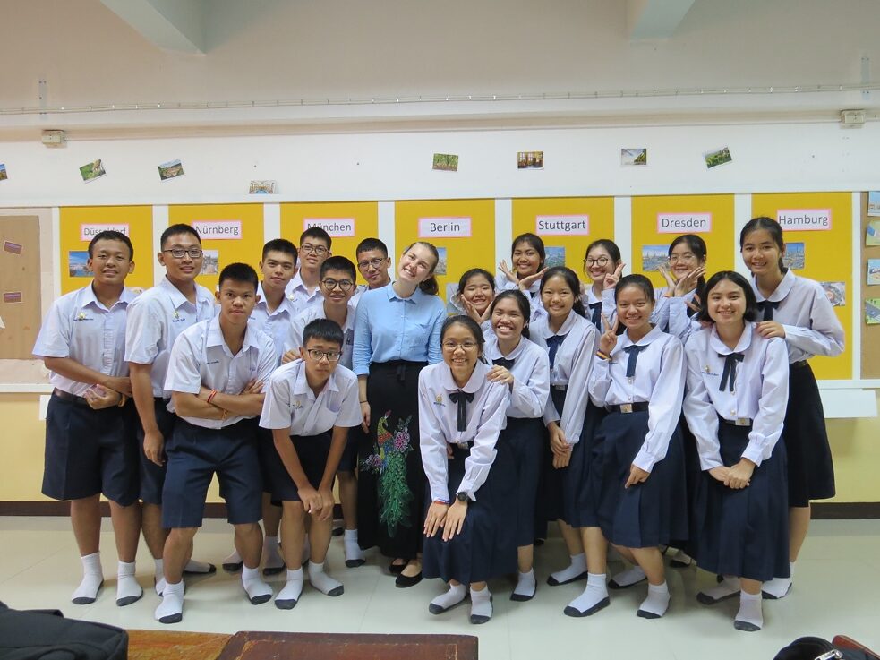 Letztes Gruppenbild mit meiner 11. Klasse