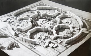 Siberian branch of VASHNIL, district W2, an architectural model