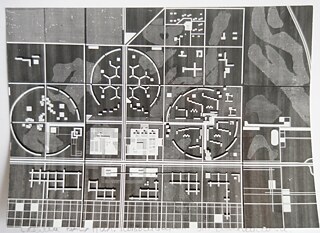 Siberian branch of VASHNIL, district W2, an architectural model