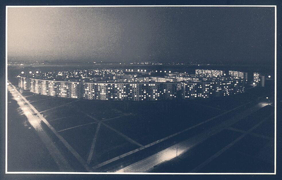 Sibirische Filiale der Sowjetischen Lenin-Akademie für Landwirtschaftswissenschaften (SO WASChNIL), Blick auf ein Wohnhaus