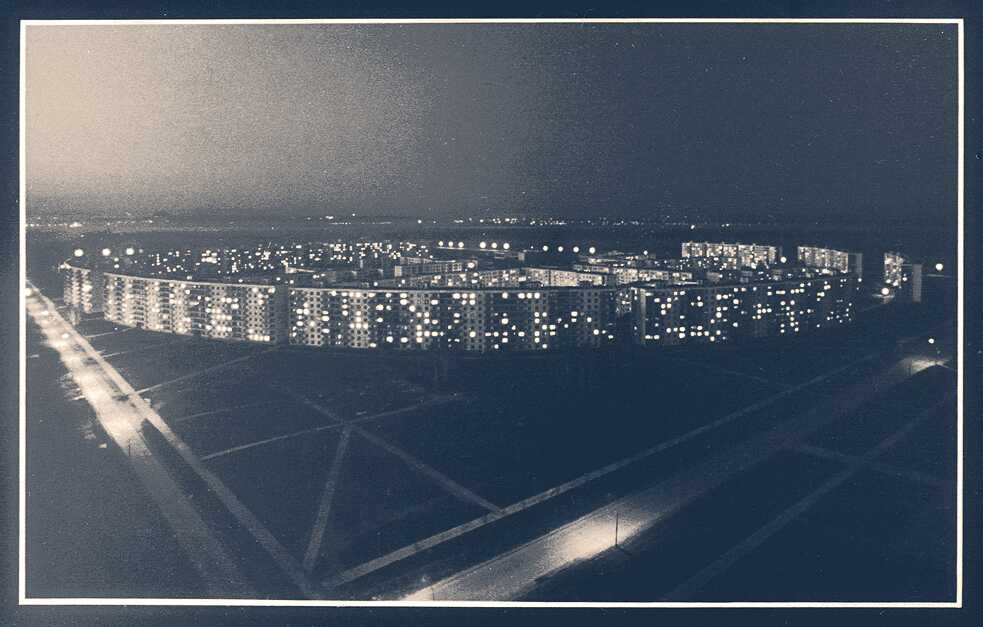 Sibirische Filiale der Sowjetischen Lenin-Akademie für Landwirtschaftswissenschaften (SO WASChNIL), Blick auf ein Wohnhaus