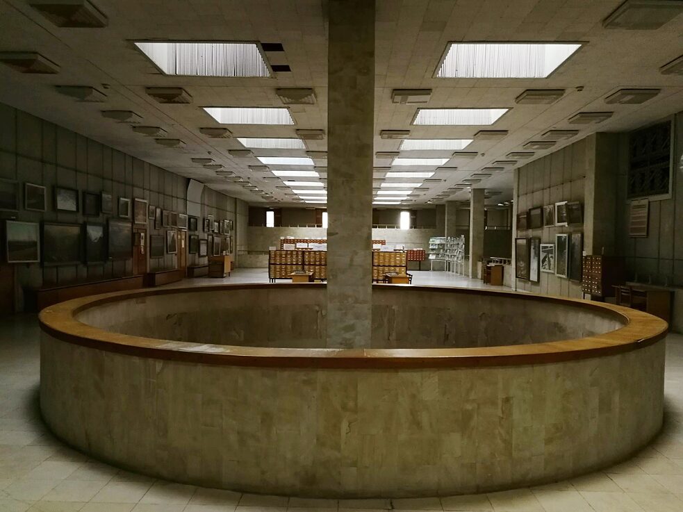 Sibirische Wissenschaftsbibliothek für Landwirtschaft, Krasnoobsk, Innenausstattung