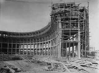Bau des Hauses der Kultur und Wissenschaft, Lobby, 1932