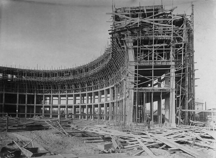 Bau des Hauses der Kultur und Wissenschaft, Lobby, 1932