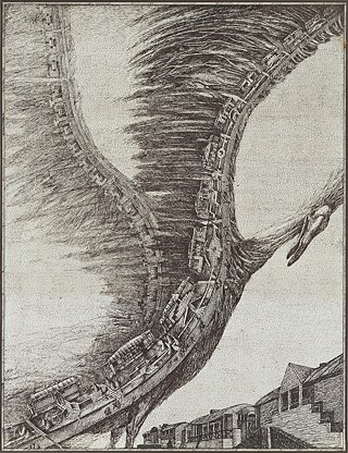 The goose monument, development of the settlement of Guselnikovo, the first variant | A. A. Chernov, 1984