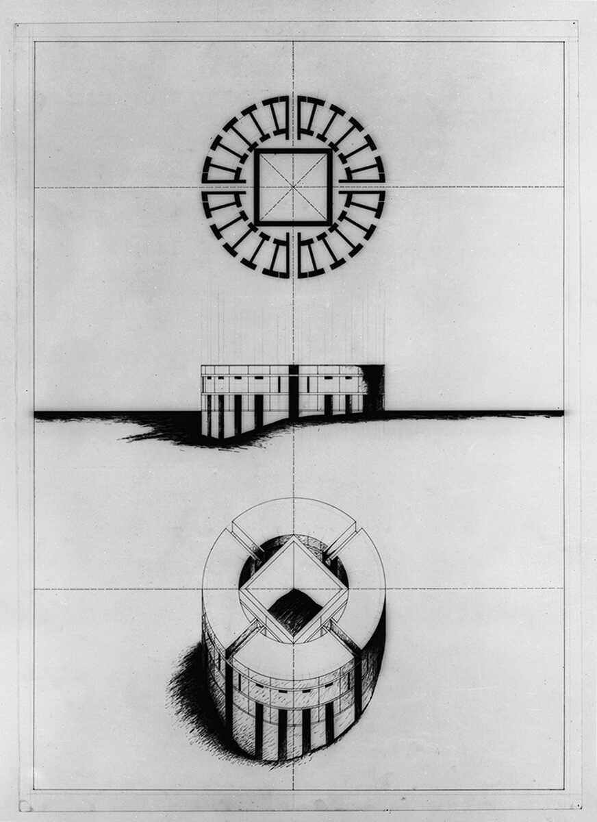 Rundes Haus, Option Nummer 2 | V. N. Schlaudraff. 1980