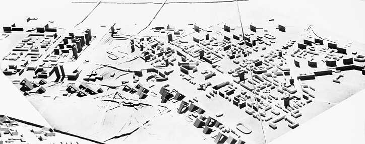 Projekt der Sanierung des zentralen Teils von Nowosibirsk, Layout | M. M. Pirogow, 1965