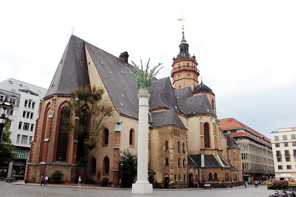  Die Nikolaikirche in Leipzig.