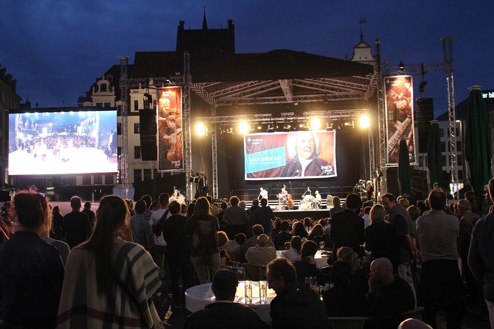 Jedes Jahr im Juni findet in Leipzig das Bachfest statt. 