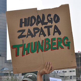 Demonstration für das Klima