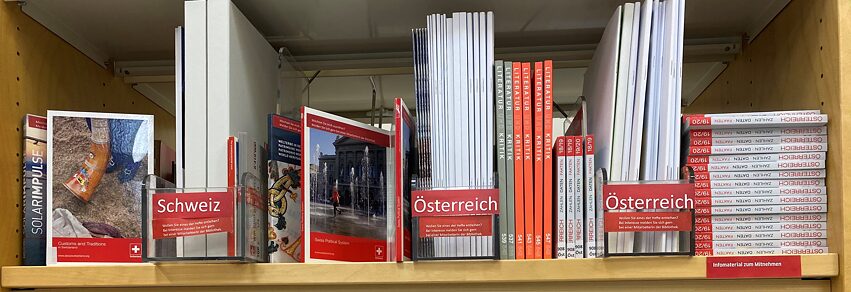 Landeskunde-Material für den DaF-Unterricht in der Form von Büchern und Hefte