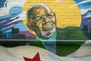Jim Vance by Aniekan Udofia © © Mural by Aniekan Udofia, Photo: Mike Maguire Ben's Chili Bowl