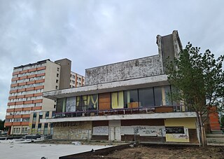 Sovietmečio pastatas Klaipėdoje, buvęs prekybos centras „Vaidila“