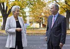 Carola Lentz und Klaus-Dieter Lehmann in Berlin