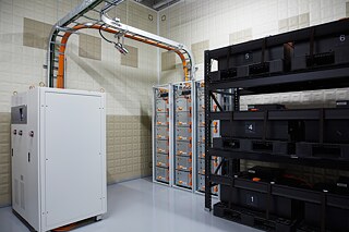 Das Hybrid-ESS (Energiespeichersystem) ist ein Stromversorgungssystem, das erzeugten Strom speichert.