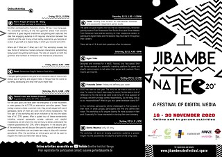 Jibambe na Tech Festival schedule  ©  © Goethe-Institut Jibambe na Tech Festival schedule 