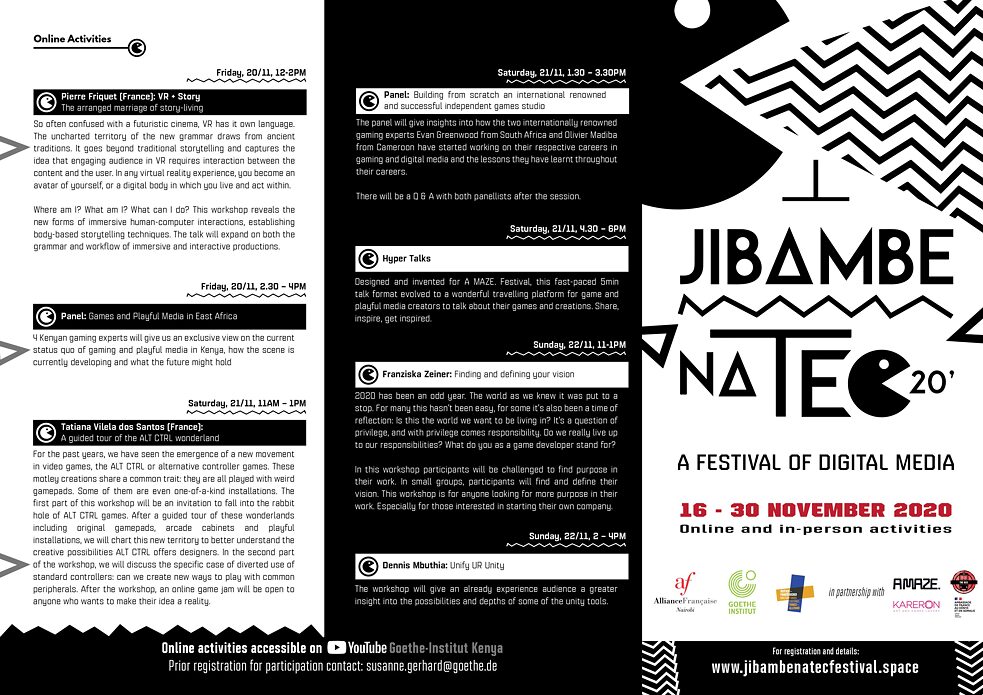 Jibambe na Tech Festival schedule 