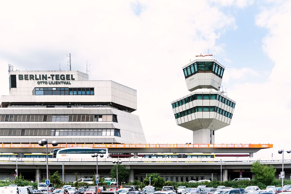 The Tegel Airport building was completed in 1974