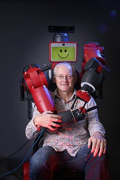 Toby Walsh mit UNSW Roboter Baxter