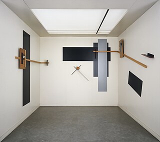 A proun-room. Transparency. Reconstructed in the collection of Van Abbemuseum, Eindhoven, Netherlands 