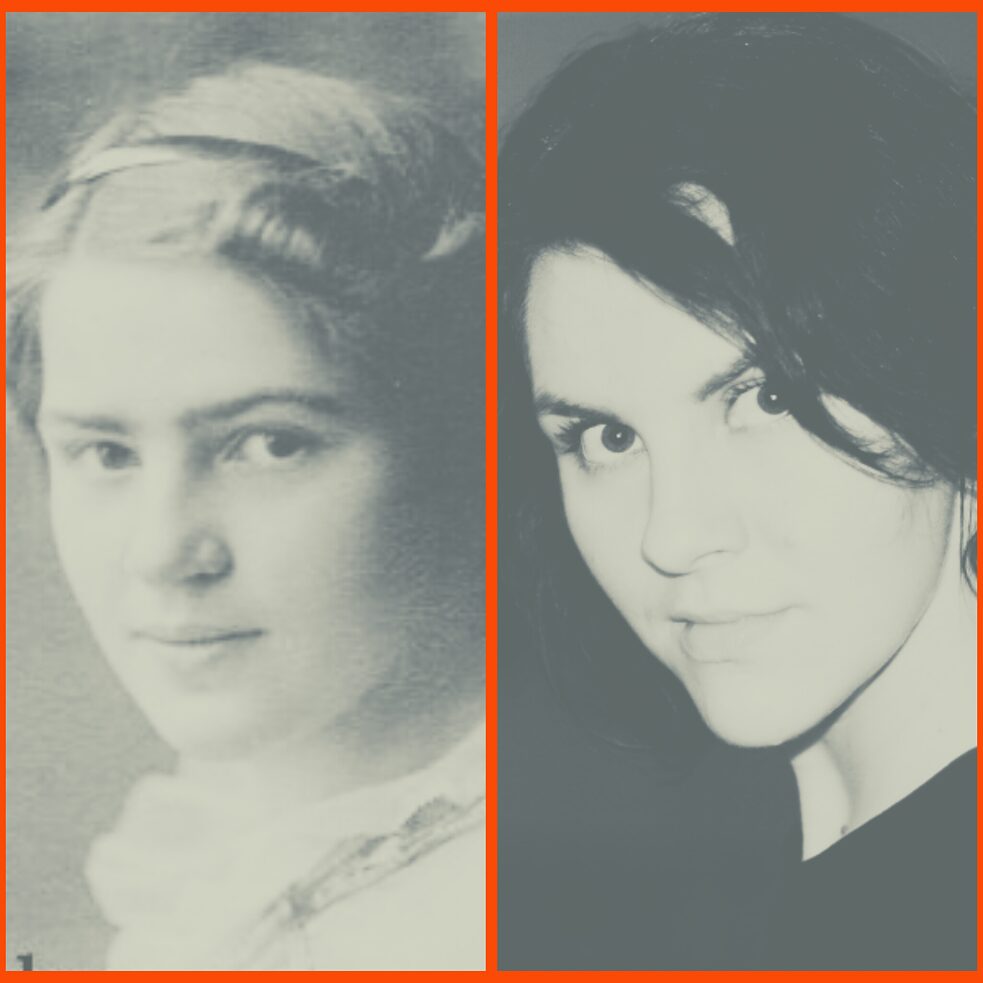 Family likeness: young Sofie and Valeria Lissitzky