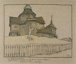 Trinity <i>Black Church</i> in Vitebsk, 1910, private collection