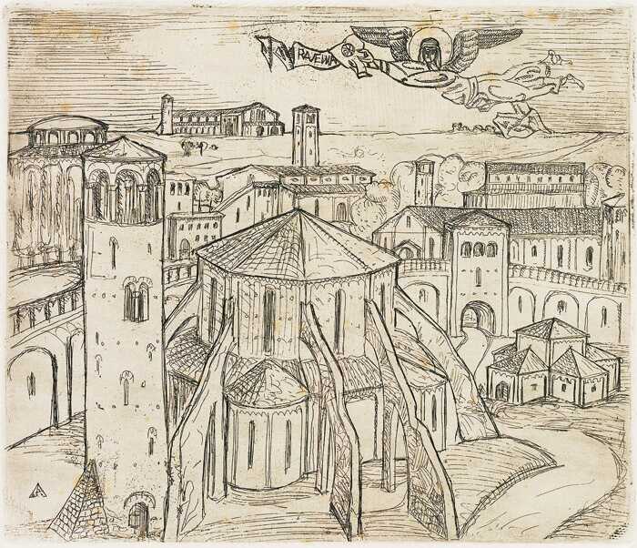 Erinnerungen an Ravenna, 1914, Sammlung des Van Abbemuseums, Eindhoven, Niederlande