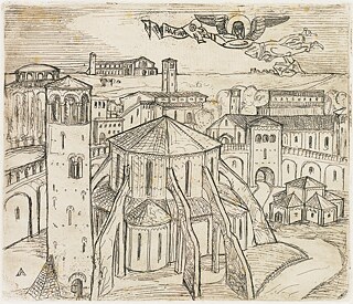 Reminiscences of Ravenne. 1914. The collection of Van Abbemuseum, Eindhoven, Netherlands