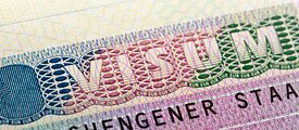 Abbildung eines Visums Schengener Staaten (Ausschnitt)