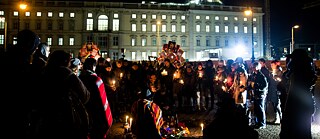 HumboldtHuaca, ritual em resistência, Ilha dos Museus Berlim, 31 de outubro de 2019