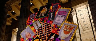 HumboldtHuaca, ritual em resistência, Ilha dos Museus Berlim, 31 de outubro de 2019