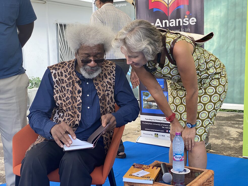 Wole Soyinka in a chat at Goethe-Institut