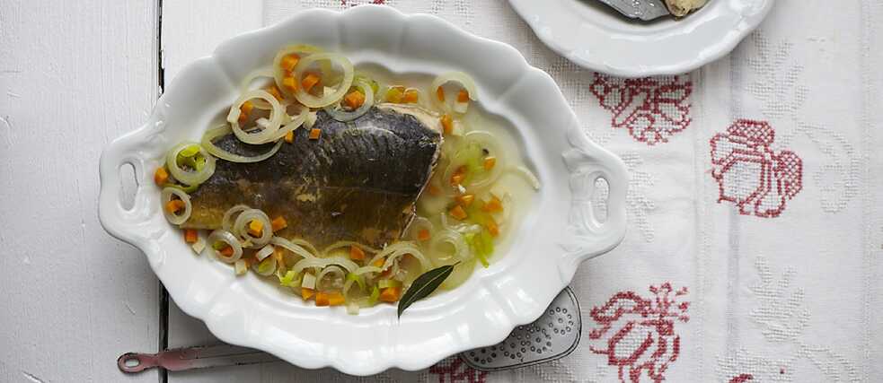 Kapr na modro