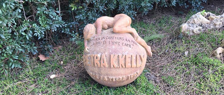 La estatua Petra Kelly al Montjüic