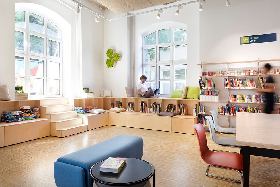 Unsere neue Bibliothek