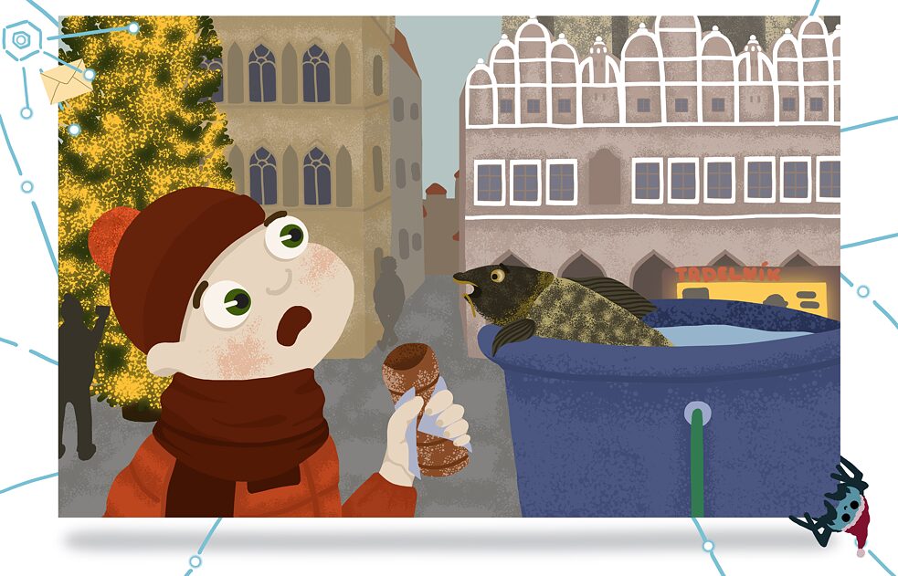 Weihnachten. Prag. Alexandra Wodolaschtschenko