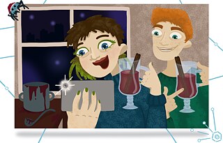 Weihnachten. Berlin. Alexandra Wodolaschtschenko