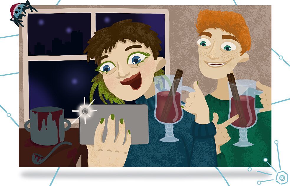 Weihnachten. Berlin. Alexandra Wodolaschtschenko