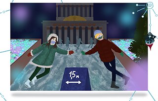 Weihnachten. Moskau. Alexandra Wodolaschtschenko