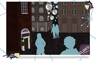 Weihnachten. London. Alexandra Wodolaschtschenko