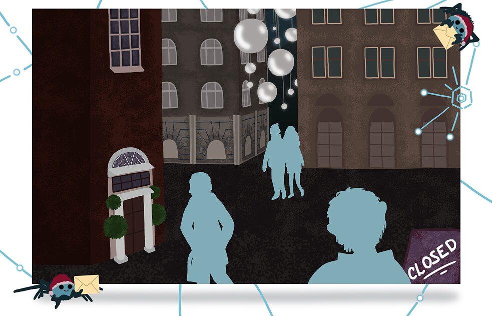 Weihnachten. London. Alexandra Wodolaschtschenko