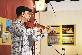 مؤسسة بيسمنت الثقافية، حفل موسيقي، للموسيقيين نورا محمد ومحمد الهجري، يناير للعام 2015