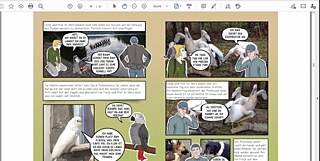 Comics mit Vögel