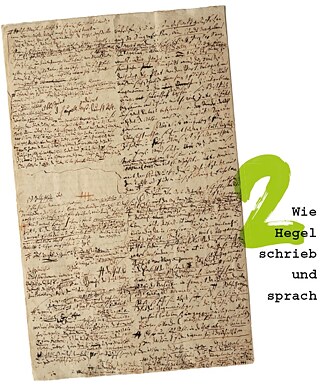 Hegel-Poster2DE © © Goethe-Institut Ljubljana/DLA Marbach Hegel-Poster2DE