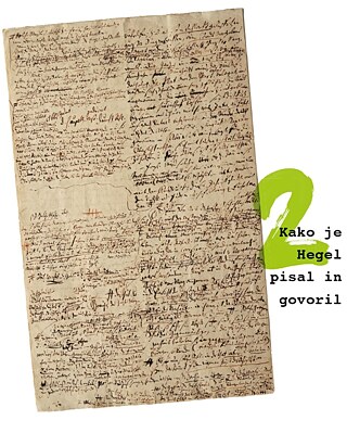 Hegel-Poster2 © © Goethe-Institut Ljubljana/DLA Marbach Hegel-Poster2