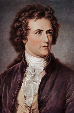 Even at a young age, Goethe had a remarkable political career.