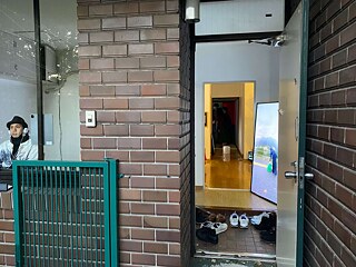 ゲーテ・インスティトゥート東京、ゲスト用住居入口